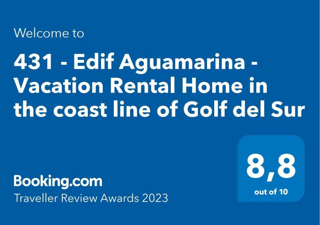431 - Edif Aguamarina - Vacation Rental Home In The Coast Line Of Golf Del Sur San Miguel de Abona Extérieur photo